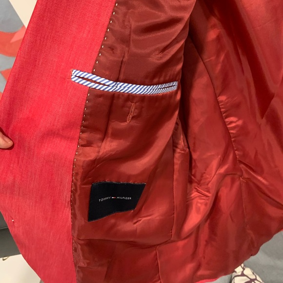 Men’s extra slim fit chambray sport coat - Picture 4 of 5